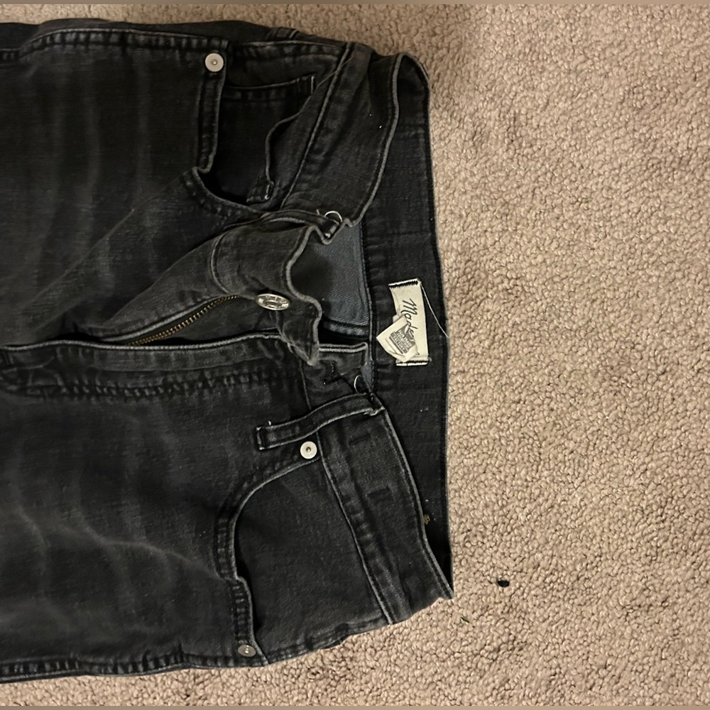 Madewell Black Flare Jeans